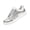 Silver, variant on CHWshoes Glitter Sparkly Low Top Sequins Lace Up Tennis Shoes Comfort Bling Fashion Shiny Walking Shoes Silver Size 38
