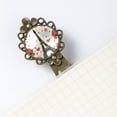 thumbnail image 5 of Valentine's Day Vintage Copper-Colored Lace Bookmarks: Stainless Steel Reading Accessories for Book Lovers - Set of 2, 5 of 5