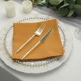 thumbnail image 5 of Balsa Circle 50 Pieces 17" Gold Polyester Luncheon Napkins Wedding, 5 of 8