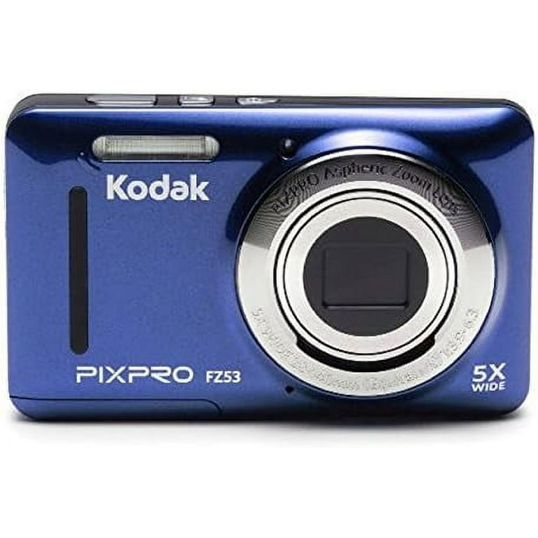 Kodak PIXPRO Easy Point and Shoot FZ55 Digital Camera (Blue) with