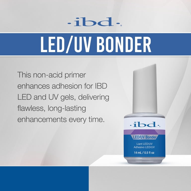 ibd, LED UV Bonder, Size 0.5 oz, primer for natural nails