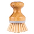 thumbnail image 2 of Mdesiwst Bamboo Dish Scrub Brushes for Kitchen, Wooden Cleaning Scrubbers for Washing Cast Iron Pan/Pot, Natural Sisal Bristles 1PC, 2 of 8