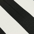 thumbnail image 6 of Mainstays 5'X7' Black and White Stripe Reversible Outdoor Plastic Rug, 6 of 9