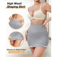 thumbnail image 3 of Shapewear Slip for Women Under Dress Half Slip Tummy Control Seamless Slimming Slip, 3 of 6