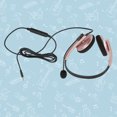 thumbnail image 4 of Call Center Headset, Computer Phone Headset Multifunctional Plug And Play  For Online Course For Business Space Gray,Rose Gold, 4 of 8