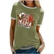 thumbnail image 1 of Elegante blusa de manga corta con cuello redondo y manga abullonada para mujer OAVQHLG3B Store  lin121212, 1 of 5