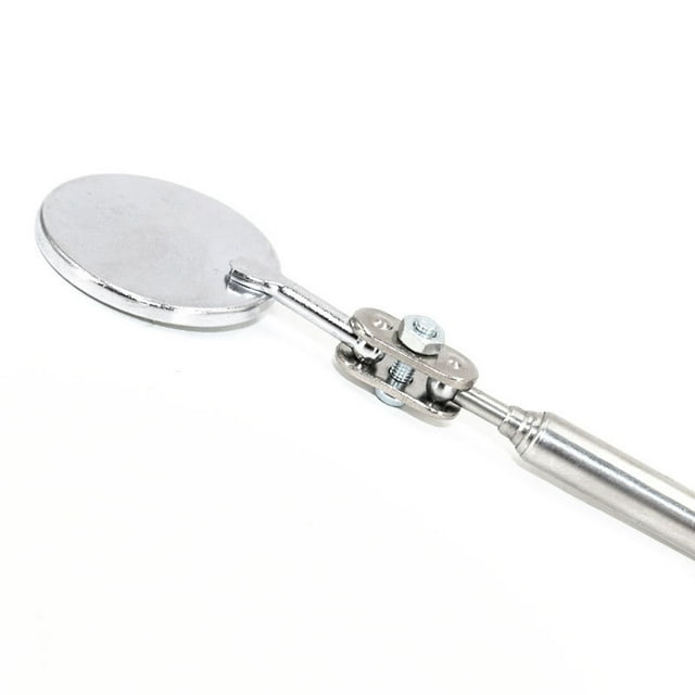 Amdohai Où le Miroir d'Inspection de Réparation Automobile Universel Pliage Miroir Télescopique Taille de Soudage Miroir d'Inspection de Châssis Miroir Pliant Miroir Télescopique (30mm)