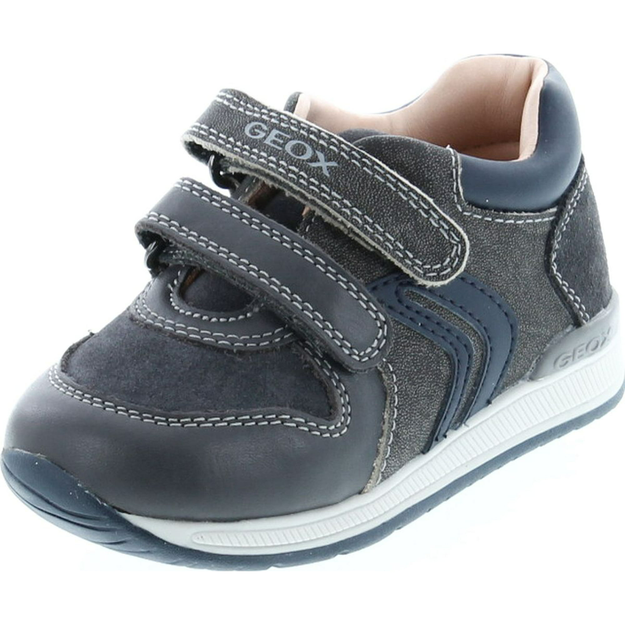 løn ødelagte ballon Geox Boys Rishon Baby Fashion Sneakers, Grey/Blue, 24 - Walmart.com
