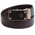 thumbnail image 1 of FEDEY Signature Mens Ratchet Belt, Statement Belt w PEACE Automatic Buckle, 1 of 8