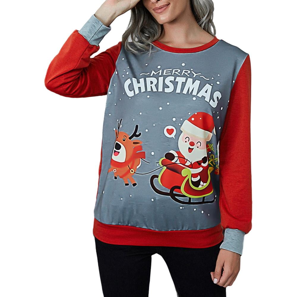 Balems Christmas Sweatshirt for Women 