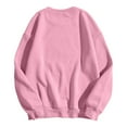 thumbnail image 4 of Women's Oversized Love Heart Graphic Sweatshirt Valentine's Day Shirts Print Long Sleeve Casual Crew Neck Lightweight Pullover Tops, 4 of 4
