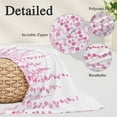 thumbnail image 3 of Pink Body Pillow Covers 20"x54", Polka Dots Watercolor Abstract Art Soft Brushed Microfiber Breathable Throw Pillow Covers, Pillowcase with Zipper for Couch Sofa Bedroom Living Room, 3 of 9