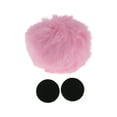 thumbnail image 1 of Accesorios para Casco de Motocicleta Decoración Cola Redonda para Cascos de Motocicleta Bicicleta Esquí Rosa Claro Pegatinas de Peluche 1 Juego, 1 of 6