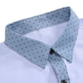 thumbnail image 4 of Kakii Men's Dress Shirts Long Sleeve Wrinkle-Free Business Casual Button Down Shirt, 4 of 6