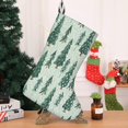 thumbnail image 4 of Christmas Stockings 14.8'' - Light Green Tree Snow Pattern, Xmas Stockings for Party Favors Christmas Decorations, 4 of 5