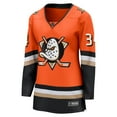 thumbnail image 2 of Women's Fanatics Petr Mrazek Orange Anaheim Ducks Home Breakaway Jersey, 2 of 3