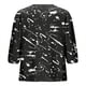 thumbnail image 5 of Camisetas de Manga Corta para las Mujeres Lanterna Manga Corbata Plisado Cuello Redondo, Casual Recortado Camiseta Top para Gimnasio Y Diario, 5 of 5