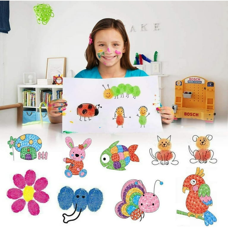 Ciieeo 6 pcs Ink pad Washable Stamp Pads for Kids Pink Scrapbook Tools for  Kids Ink Stamp pad Card Making Supplies Essential Stamping Tools Children