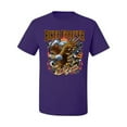 thumbnail image 2 of Wild Bobby, Biker Forever American Eagle Live To Ride Cars and Trucks Men's Graphic T-Shirt, Purple, Large, 2 of 3