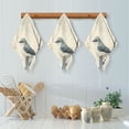 thumbnail image 5 of 6 Pieces of Kitchen Towels 11x11Inch Kitchen Dish Cloths Kitchen Dish Towels Reuseable Cleaning Cloths Blue Painting Bird, 5 of 9