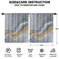 thumbnail image 2 of Blackout Kids Curtains,Gray Gold Marble Pattern Childrens Insulated Curtains Set Of 2,Bedroom Essentials,Toddler Room Decor 52"x63", 2 of 5