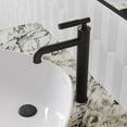 thumbnail image 5 of Avallon Single Hole, Single-Handle Sleek, High Arc Bathroom Faucet in Matte Black, 5 of 11