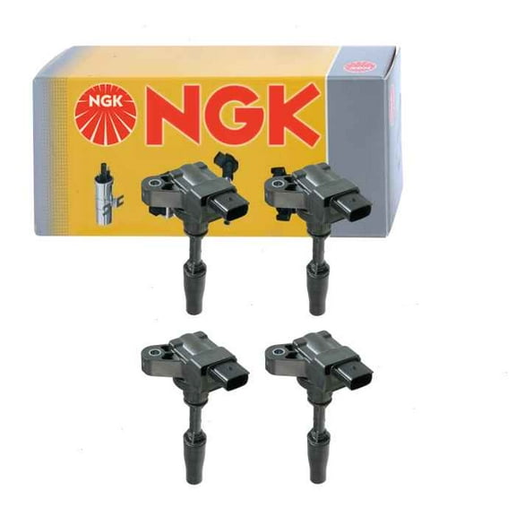 4 pc NGK Ignition Coils compatible with Buick Envision 2.0L 2.5L L4 2016-2019