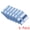 Blue, variant on Unique Bargains 13 x 13 Inches Striped Cotton Showering Bathroom Washcloths Pink 4pk