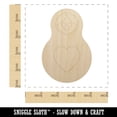 thumbnail image 2 of Matryoshka Babushka Russian Nesting Stacking Doll Wood Shape Unfinished Piece Cutout Craft DIY Projects - 4.70 Inch Size - 1/8 Inch Thick, 2 of 7
