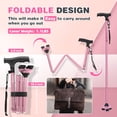 thumbnail image 5 of Bastón plegable BigAlex para personas mayores, ajustable y portátil, con base pivotante cuádruple, ligero y plegable, con bolsa de transporte para hombre y mujer., 5 of 5