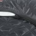 thumbnail image 6 of Contemporary Home Living 22" Black Border Small Oval Quilted Cushion, 6 of 10