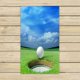 thumbnail image 1 of ABPHQTO Pelota de golf en toallas oscuras Playa Baño Piscina Sprot Travel Hand Spa Toalla 40x70 cm, 1 of 1