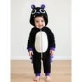 thumbnail image 3 of BemeyourBBs Kids Bat Costume, Long Sleeve Patchwork Hooded Cosplay Jumpsuit, 3 of 6