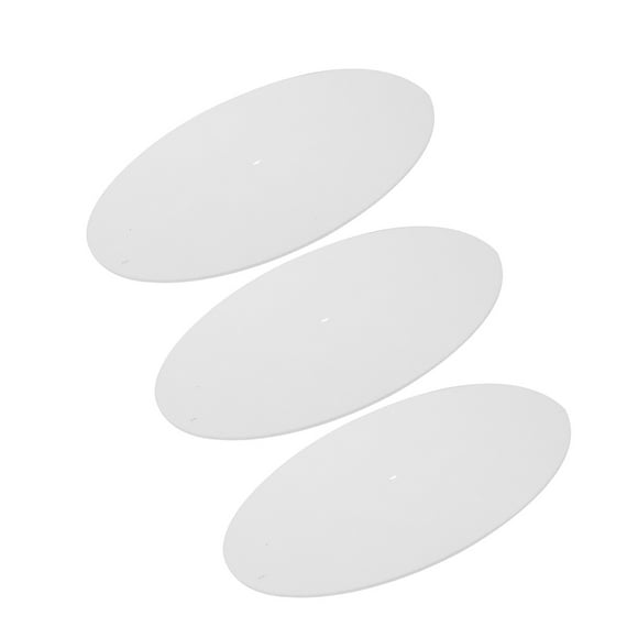 HIAKDOFT vinyl record pad 3pcs White Felt Square for Phonograph Equipment Vintage Style