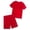All Red, variant on RBX Boys Athletic Outfit Short Set Performance Shirt and Basketball Shorts for Boys 2 Piece