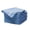 Blue, variant on Buff Microfiber Cleaning Cloth | Gray (12 Pack) | Size 16" x 16" | All Purpose Microfiber Towels - Clean, Dust, Polish, Scrub, Absorbent 