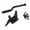 black, variant on Door Lock Buckle Guard Latch Bolt Hinge Bolt Iron Bolt Toggle Latch Sliding Barn Door Bolt Black Galvanized Iron Right Barn Lock