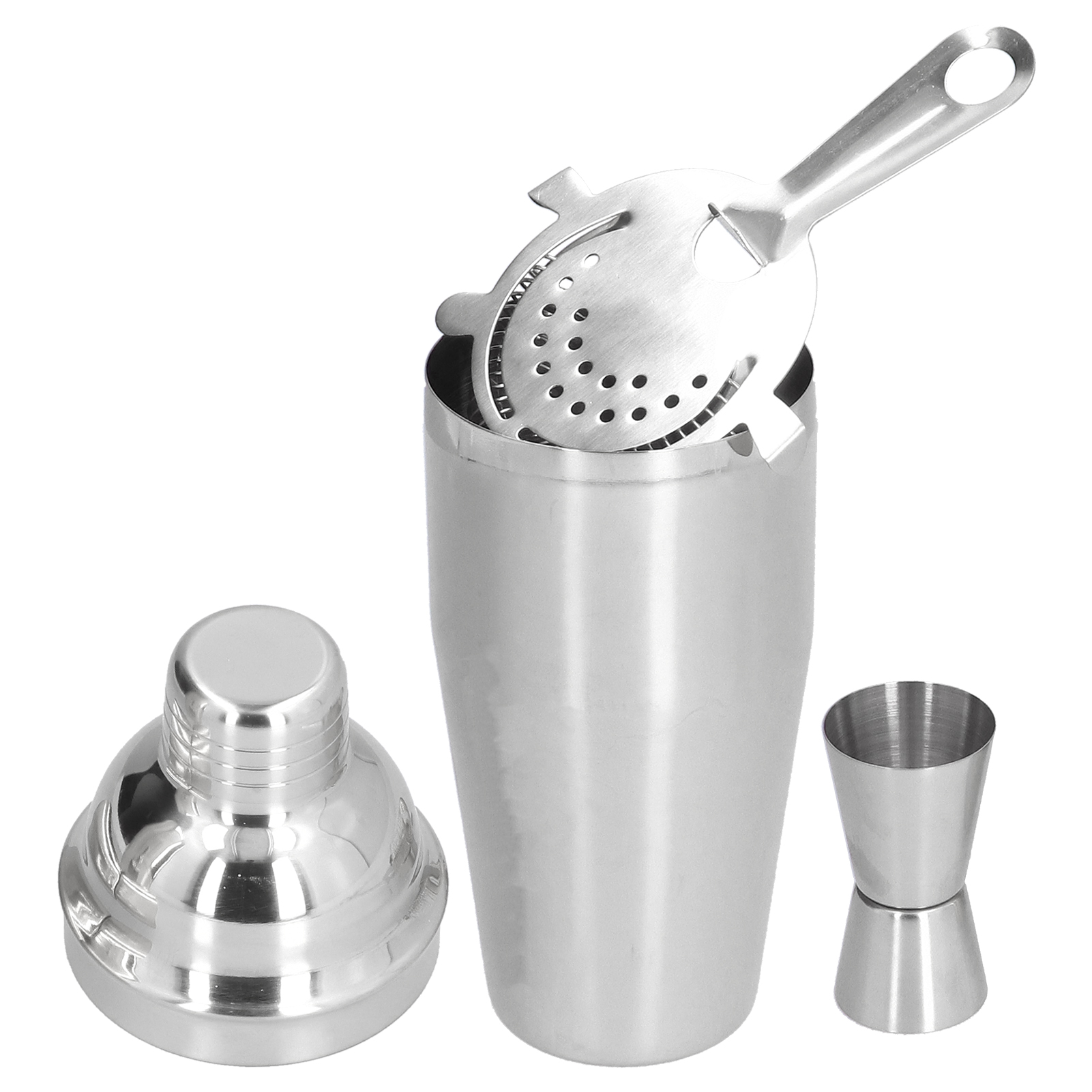 750ml Stainless Steel Cocktail Shaker Set Drink Mixer Bar Tools For Drink  Mixing Barware Tool Kit With Strainer Measure Cup Shaker For Bartender Bar 