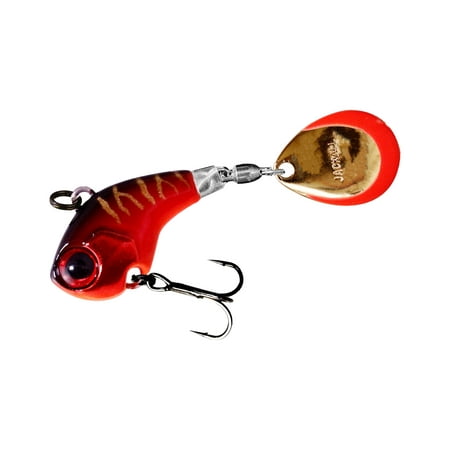 UPC: 0843459015801 | Jackall Fishing DERACOUP 1/2OZ HL RED TIGER Non-Dressed Jig [JDERA12-HLRT]