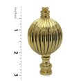 thumbnail image 3 of Royal Designs, Inc. Balloon Shaped Lamp Finial for Lamp Shade, F-5031PB-1, Polished Brass, Single, 3 of 4