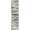thumbnail image 3 of JONATHAN Y SILK ORCHID 2 x 8 Runner Rug, Batten Stripe - Gray/Black, SOR204B-28, 3 of 8