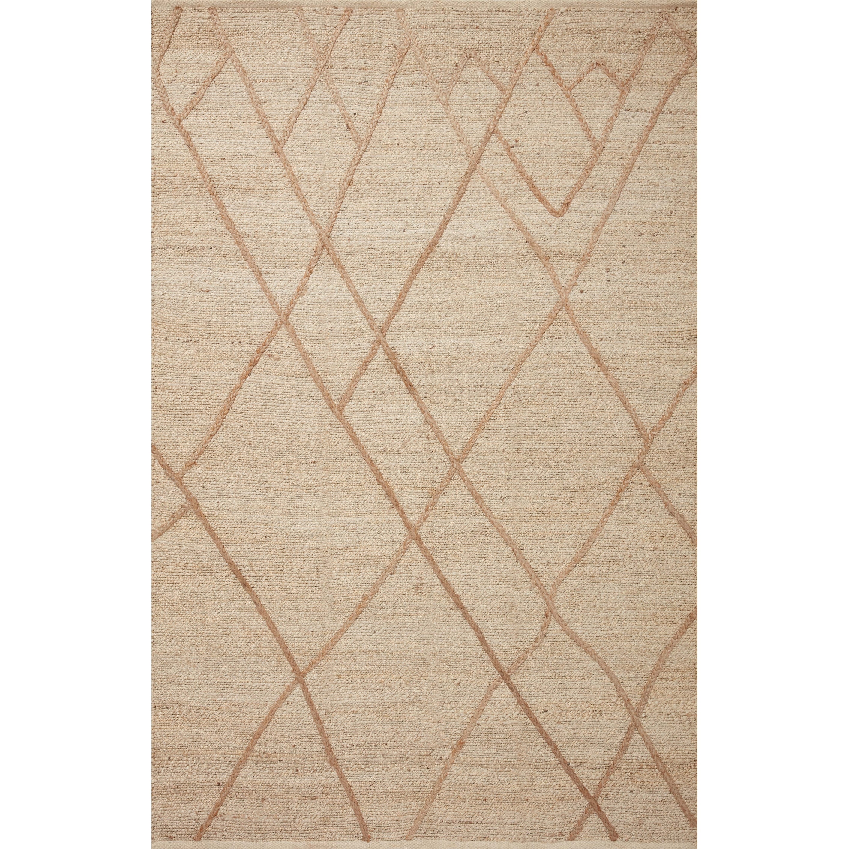 Loloi Eileen Natural / Sunrise 3'-11" x 5'-7" Accent Rug