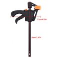 thumbnail image 4 of LHCER 4pcs 4inch Bar F Clamps Clip Grip Quick Ratchet Release Woodworking DIY Hand Tool Kit,F Clamp, Woodworking Clip, 4 of 8