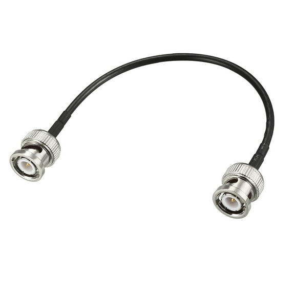 Uxcell BNC Male to Male Coaxial Jumper Cable 50 ohm 6-inch RG174