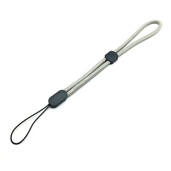 Nylon Short Cell Phone Lanyard Solid Color Webbing Wrist Lanyard