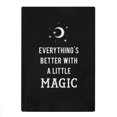 thumbnail image 1 of Something Different - Cuaderno A5 Everything's Better with a Little Magic de Terciopelo (Negro, Blanco), 1 of 3