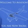 thumbnail image 3 of CafePress - Welcome To Aviation! Dark T Shirt - Men's Classic Graphic Cotton T-Shirt, 3 of 4