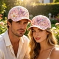 thumbnail image 5 of LOWLHOME 2026 Garden Morning Cap,Garden Morning Baseball Cap,Cute Garden Hummingbird Hat,Elegant Flowers Birds Animal Pink Cap,Style B, 5 of 7