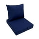 thumbnail image 2 of Juego de cojines de asiento profundos para exteriores con almohadilla de espuma extraíble y relleno de esponja de alta densidad. Verde, 2 of 9