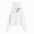 thumbnail image 2 of Godom Toddler Sweatshirt Warm Ear Cute Girl Hooded Baby Kids Thick Hoodies for Teen Girls, 2 of 7